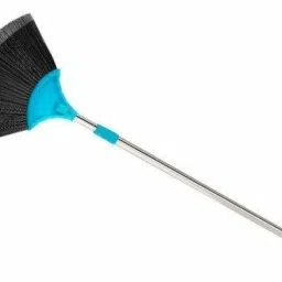 Broom with Long Stainless Steel Rod and Extendable Cobweb Cleaner Stick Handle Brush Use in Fan, Ceiling, and Roof Cleaning - Multicolor Nylon Dry Broom-image-19