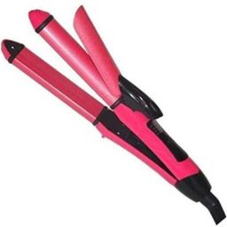KOUZZINA 2 in 1 Hair Styler- Hair Curler & Straightener 2 In 1 Hair Straightener And Curler For Women With Ceramic Plate Hair Straightener-image-32
