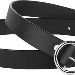 Women Party, Casual, Evening, Formal Silver, Black Synthetic, Metal Belt-image-109