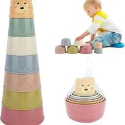 Baby Stacking Cup Toys Early Educational Baby Bath Toys Baby Building Blocks-picture-24