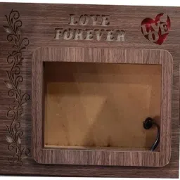 Brown MDF Sublimation Photo Frame 12 inch 3D-image-7