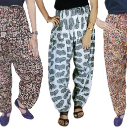 Cotton Printed, Solid, Polka Print, Floral Print Patiala-image-13