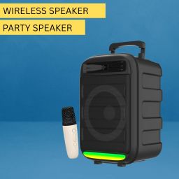 Clairbell Monster (BLUETOOTH TROLLEY SPEAKER) High Bass Sound Quality With Karaoke MicR241 35 W Bluetooth Party Speaker-image-69