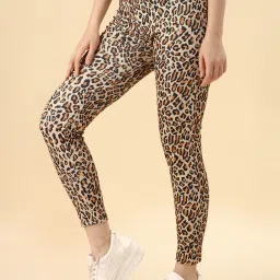 Animal Print Women Multicolor Tights-15