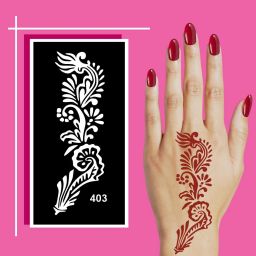 Simple Flower Mehndi Stencil Designs For Quick HandWithout Any Effort-image-94