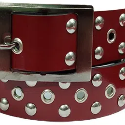 Women Red Artificial Leather Belt-image-41