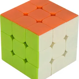 luqxis 3X3X3 SPEED CUBE HIGH STAYBILITY STICKER LESS SMOOTH SWING FOR FASTER MOVEMENT image 3