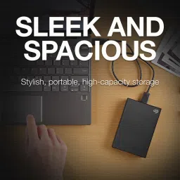 Seagate One Touch with Password Protection for Windows & Mac with 3 years Data Recovery Services - Portable 2 TB External Hard Disk Drive (HDD) image 2
