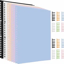 Hofason 10 Pcs Binding Rings Comb Binding Spines Coil Binding Machine Plastic Spiral Manual Comb Binder image 2