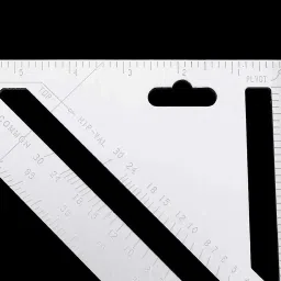 kmils Double side Aluminium Alloy Speed Square Triangle Scale for Carpenter and Engineer | Right Angle Tool Tri-Square image 4