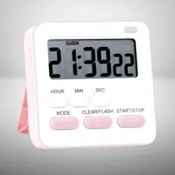 Digital White Clock-image-73