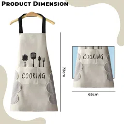 kraptick Polyester Chef's Apron - Medium image 3