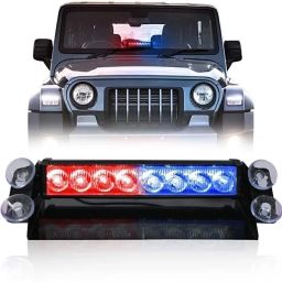 New Universal Car Police Light Red & Blue Indicator Light Car, Truck, Van LED (12 V, 35 W)-image-103