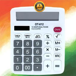 B 12 digit OT612 Basic Orbitcalculator Battery/Solar Powered OT 612 Basic Calculator-17