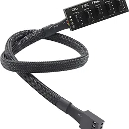 HASTHIP Fan Hub, (15.7 Inch) PC CPU Cooling 4PIN/3PIN Fan Power Cable Hub Cooling Pad-picture-12