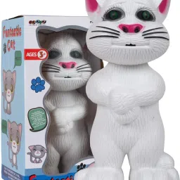 Repeating Words Talking Tom Cat Toy for Kids - Color as per Stock-image-67