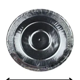 Disposal Sliver Paper Plate - 50 Pieces- 9No.- 8Inches Plate Serving Set-20