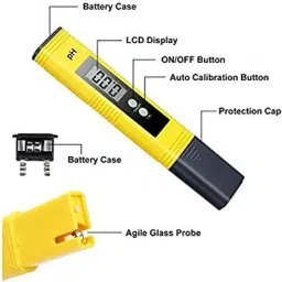 piper healthcare PH METER DIGITAL WATER PURITY TESTER /PH TESTER THERMOMETER DIGITAL RANGE 0.0-14.0 Digital pH Meter Digital pH Meter image 2