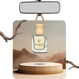 airganic Aroma Swing-Oud Wonders-Essential Oils in Glass Bottle with Wooden Diffuser Lid Car Freshener Diffuser image 2