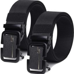 Boys Casual, Formal, Evening, Party Black Nylon, Metal Belt-image-14