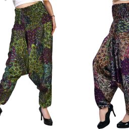 Printed Rayon Women Harem Pants-image-18