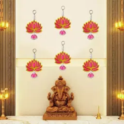 priscilla lotus pack of 6 Toran image 3
