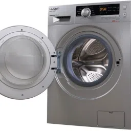 lloyd by havells 8 kg Fully Automatic Front Load with In-built Heater Silver image 2
