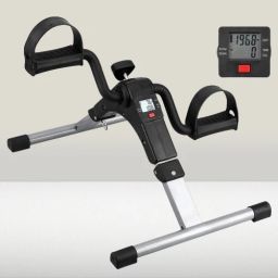 Folding Pedal Mini Portable Arm Leg Under Desk Mini Pedal Exerciser Cycle-5