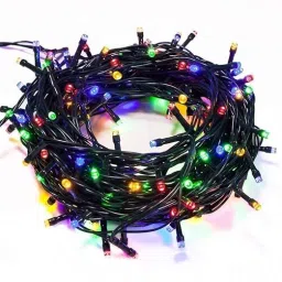50 LEDs 4 m Multicolor Color Changing, Flickering Bulb Rice Lights-image-83