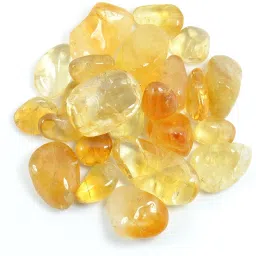 Natural Citrine Tumble Crystals / Stones for Reiki Healing and Vastu Correction and Increase Creativity Tumble Stone Engraved Asymmetrical Crystal Stone-image-45
