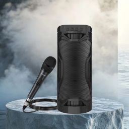 FRONY Bluetooth (PORTABLE PARTY SPEAKER) Long Battery Life With Crydtal SoundD148 30 W Bluetooth Party Speaker-image-75