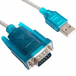 HexaGear USB to RS232 Serial PDA 9 pin DB9 Cable Converter USB Adapter used to connect monitor, laptop, computer (Blue) USB Adapter image 5