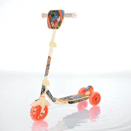 Scooter for kids & adult with smooth brakes, adjustable height & foldable handle-image-26
