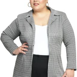 Women Printed Single Breasted Formal Blazer-picture-10