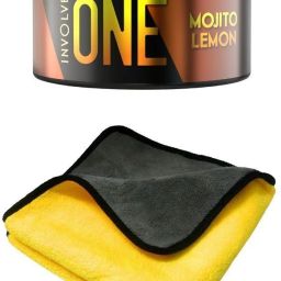 One Mojito Lemon car perfume (Pack 1) with Microfiber Cotton Cloth (combo) Car Freshener Blocks-28