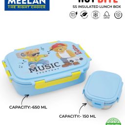 Double Insulated Hot And Cold Lunch Box for School and Ofiice Men,Women 2 Containers Lunch Box-image-25