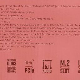 ZEBRONICS ZEB-H81M2 LGA 1150Socket Micro-ATX Intel H81 Express Chipset DDR3 Motherboard for Desktop image 5