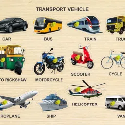 Wooden Transport vehicle Puzzle Games & Learning Educational Board for Kids-15