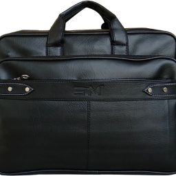 Men Black Messenger Bag - Extra Spacious-image-101
