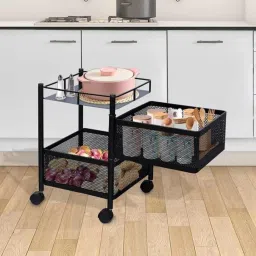 Steel Kitchen Trolley-25