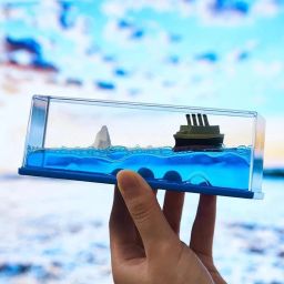 Titanic Wave Cruise Ship Decorative Showpiece - 2 cm-image-4