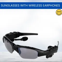 YAROH Bluetooth Sunglasses With Wireless Earphones Attached & Stereo Sound FeatureU104-image-82