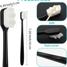 jyotcreation zigZag Head Ultra Soft-Bristles Ultra Soft Toothbrush image 2