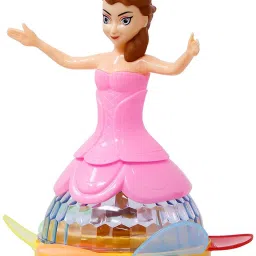Toyz Bump and Go Action 360 Degree Rotating Musical Dancing Girl Doll Activity-16
