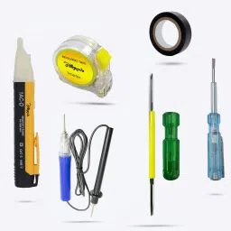 HGCM435M1 Voltage Tester+3 Meter Mesauring Tape+Line Tester+Continuty Tester Analog Voltage Tester-18