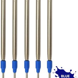 Blue Ink Long Metal Jotter for All Brand Pen Refill-image-81