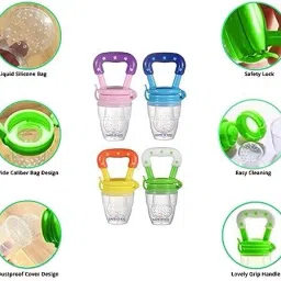Medium Fresh Food Nibbler Fruit Feeder Silicon Nipple Pack of 1 Feeder-image-55