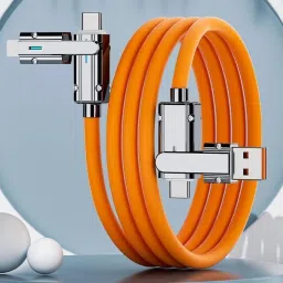 JNSM 4 In 1 Data Cable Fast Charging Portable Cord For Travel/Outdoor USB Adapter-10