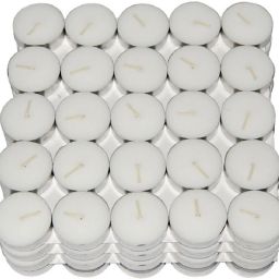 Smokeless Tea Light Candle(Pack of 100 Pcs ) (Paraffin Wax )for Wedding,Festival,Party Candle-11