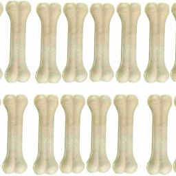 Pet treat And accessories Digestible Calcium Press Bone 4 inch Chicken Dog Chew-image-16
